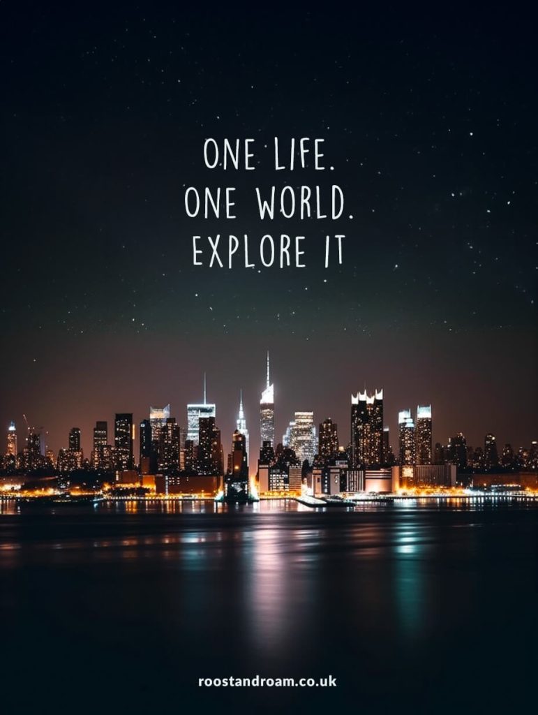 One life. One World. Explore it