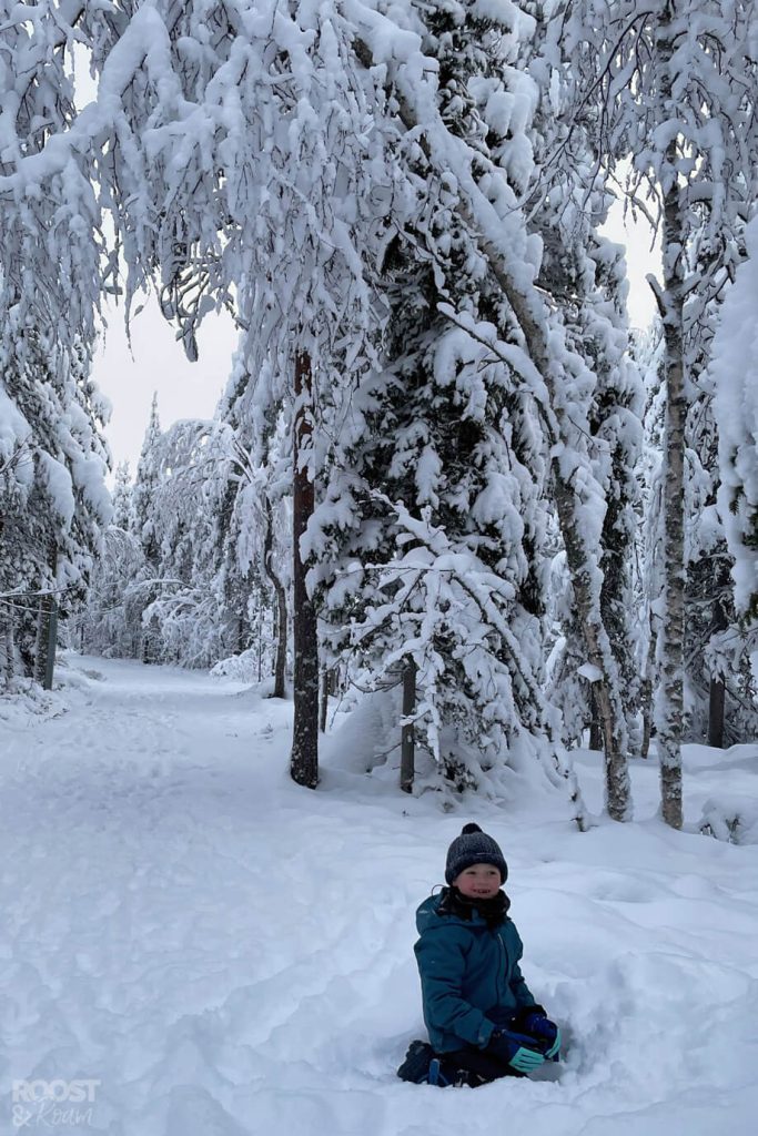 Winter coat for Lapland Finland