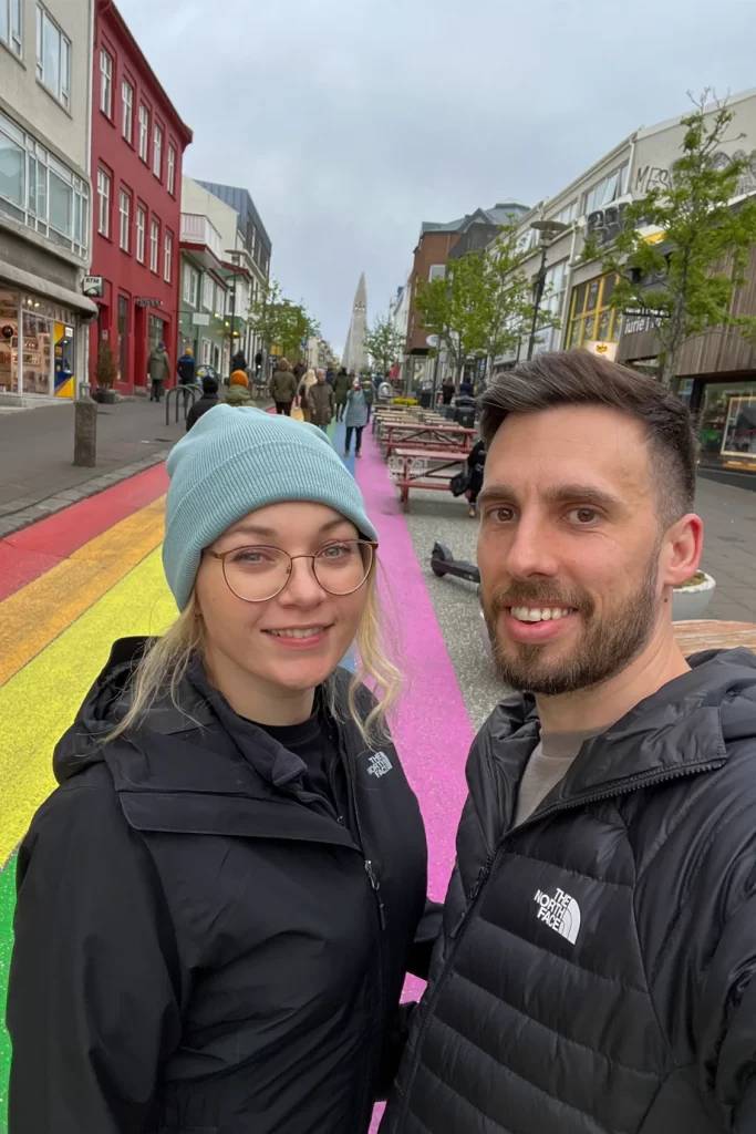 Rainbow Road in Reykjavik