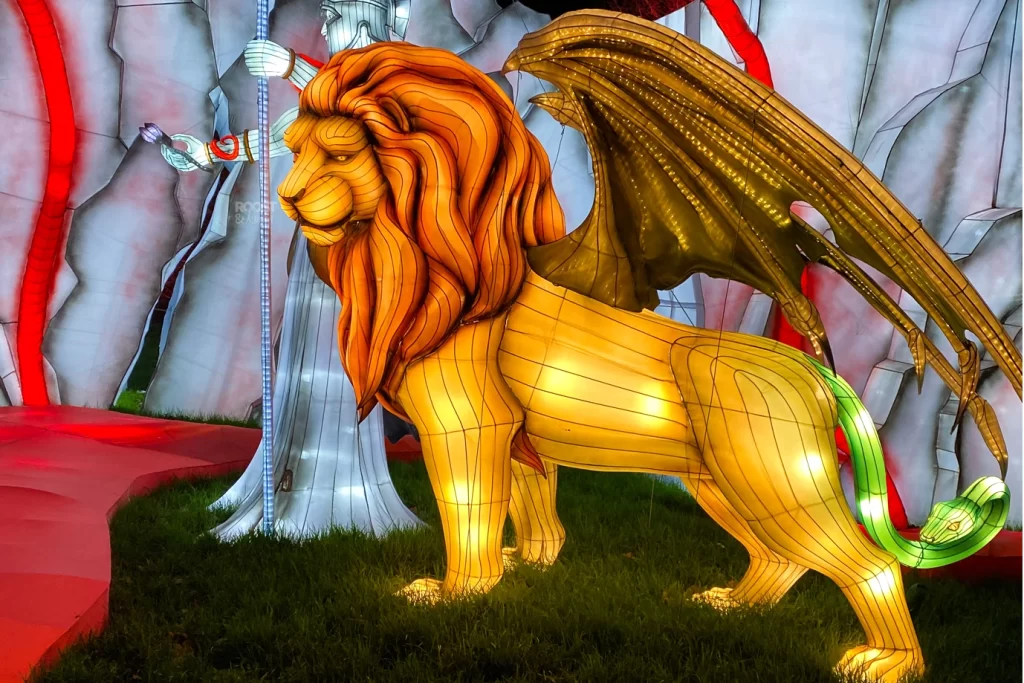 Lion Longleat Festival of Light