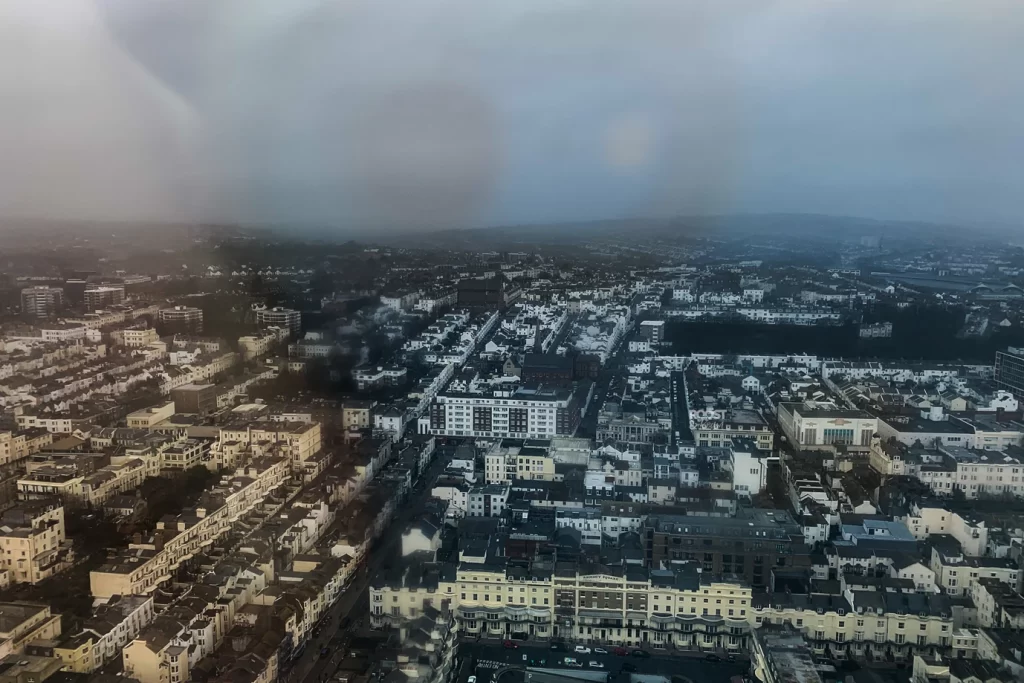 View from the i360 Brighton