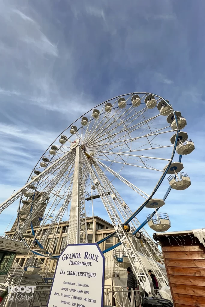 Ferris wheel. Le Havre for Christmas/December
