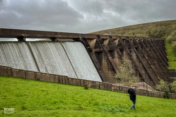 Wimbleball Lake dam in Exmoor