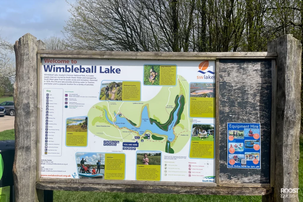 Wimbleball Lake Map