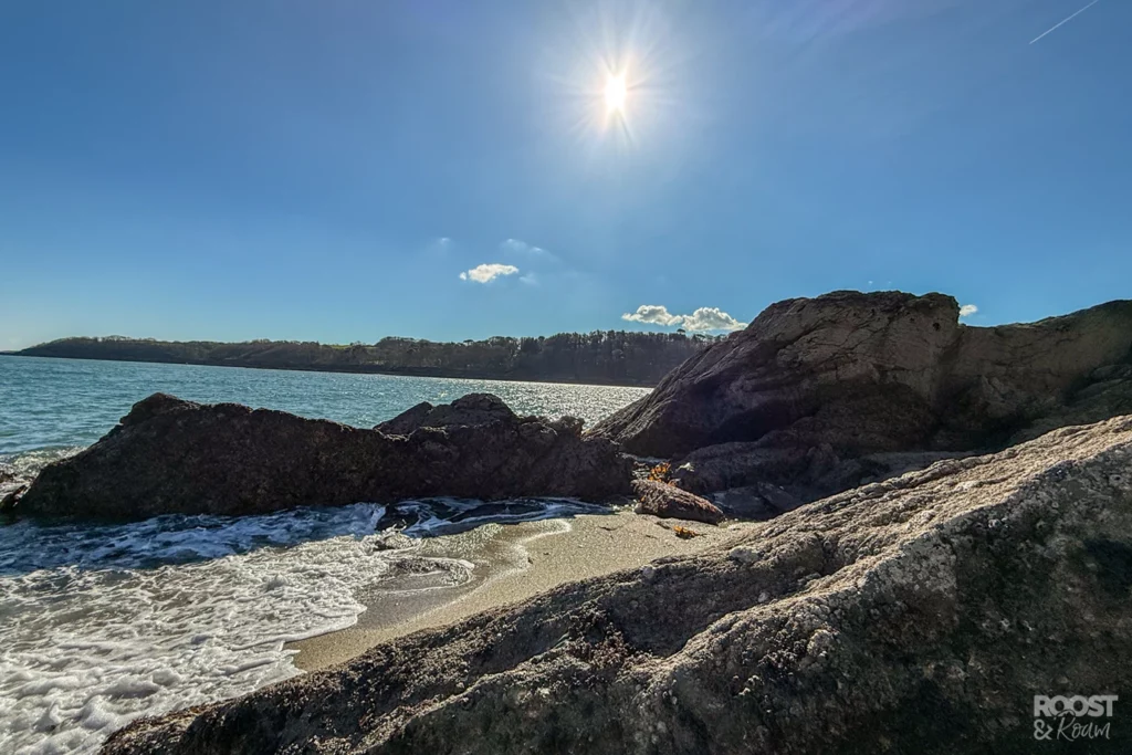 Trebah beach