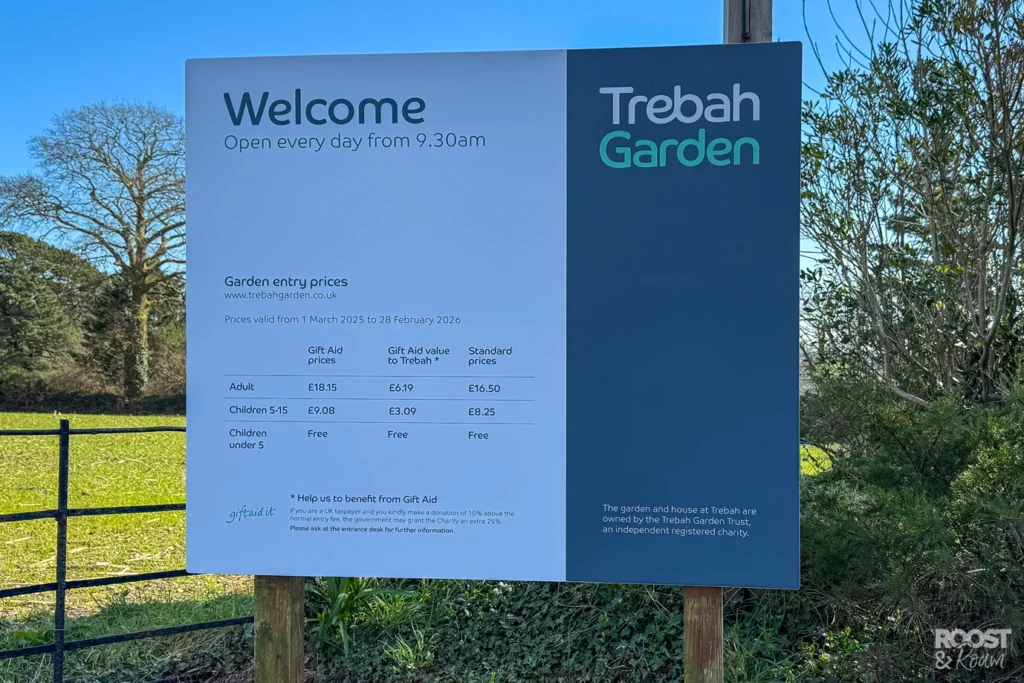 Trebah Garden prices