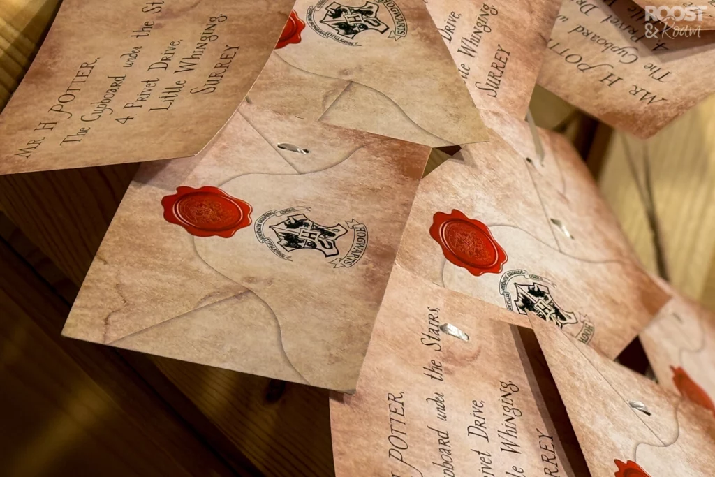 Harry Potter flying letters