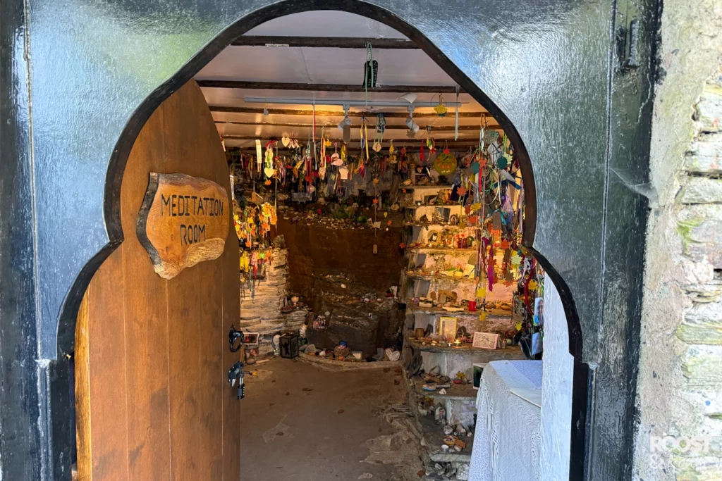 Meditation room at St Nectan's Glen