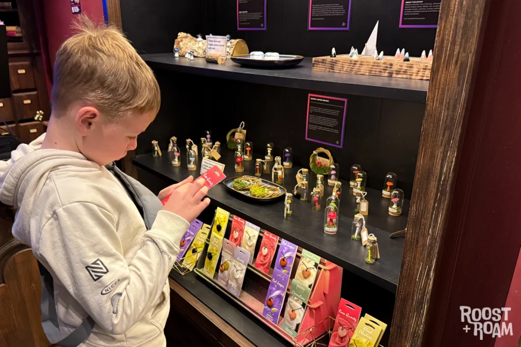 Gift shop at Wake The Tiger