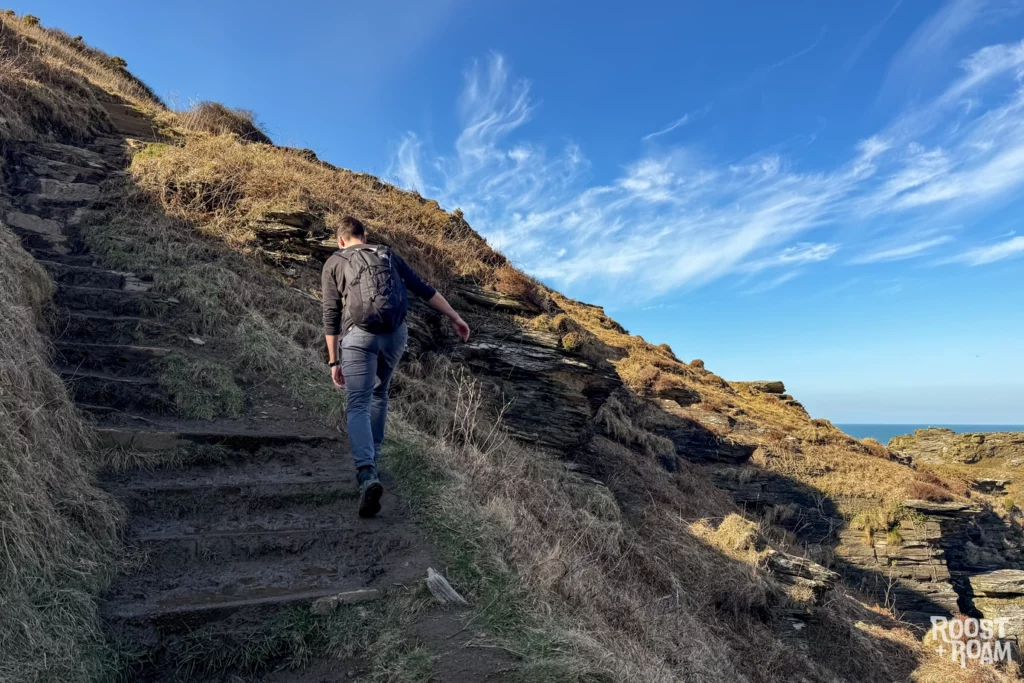 Climb to get the coastal views Rocky Valley