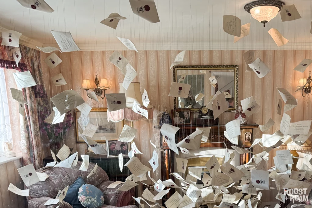 Flying letters Privet drive