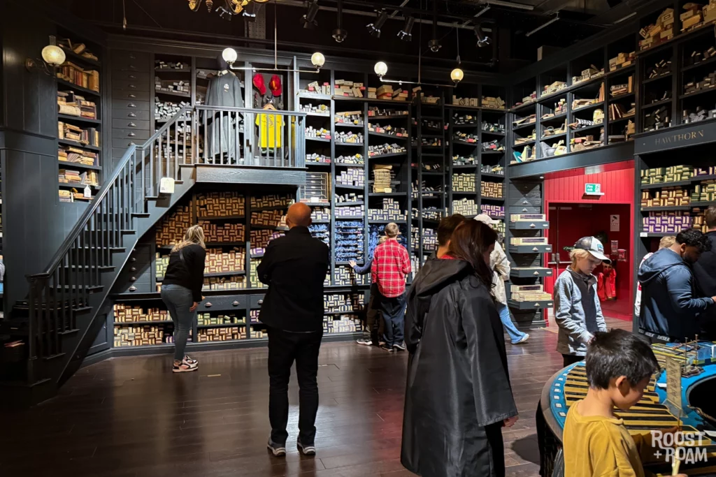 Harry Potter studios London wand shop