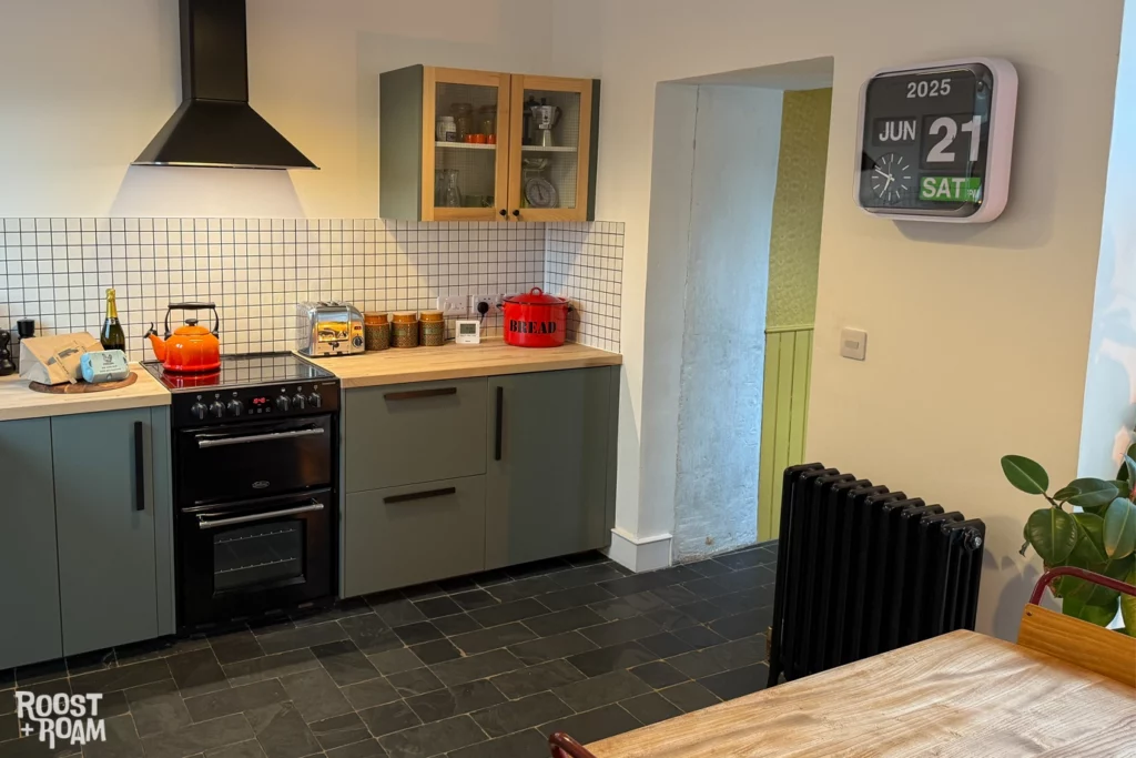 Kitchen Stoke Rivers Lower Birch Farmhouse North Devon Airbnb