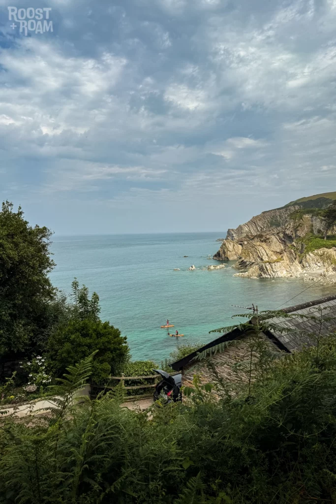 Lee Bay Devon beach