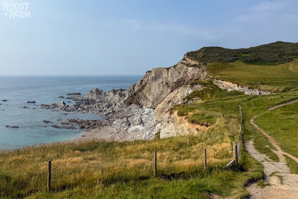 Devon south west coast path to Lee Bay