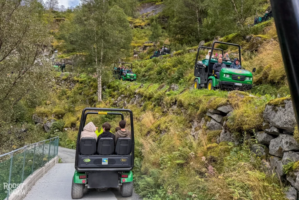 Troll cars Briksdal Glacier