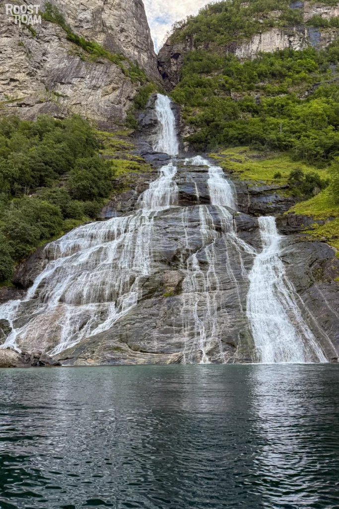 Geirangerfjord Norway bottle waterfall