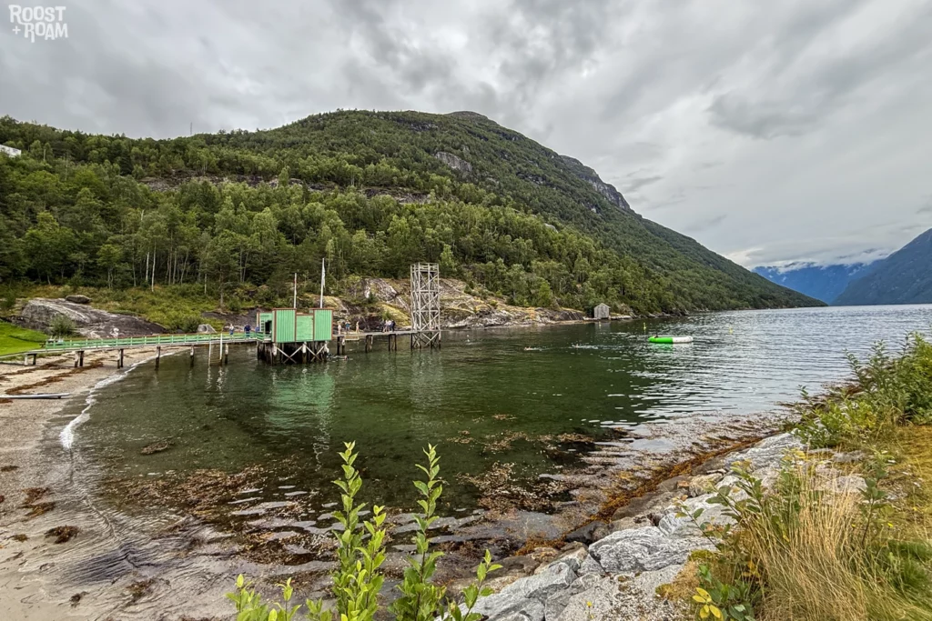 Hellesylt cruise port things to do swimming
