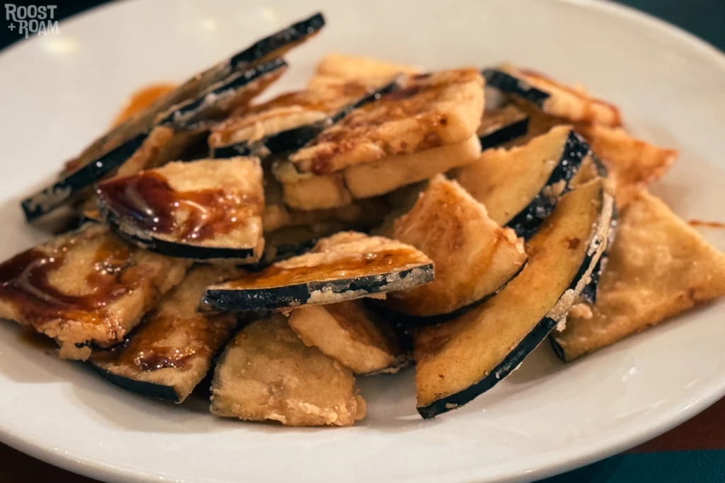 Aubergine and molasses Malaga Food Wine Tour