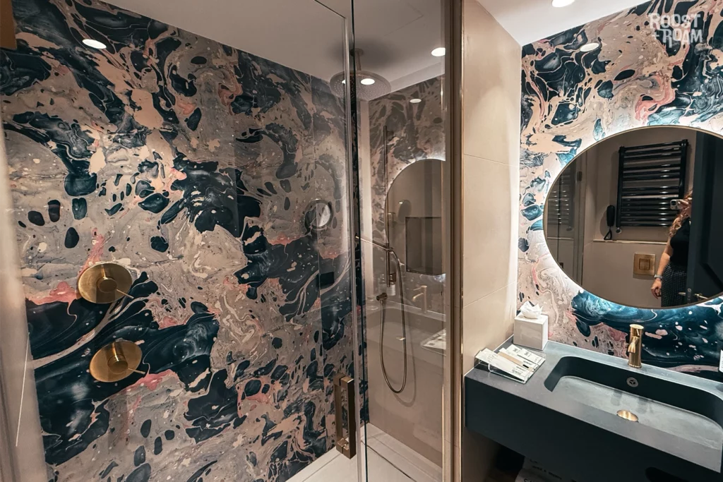 Bathroom at Hotel Catalonia in Malaga