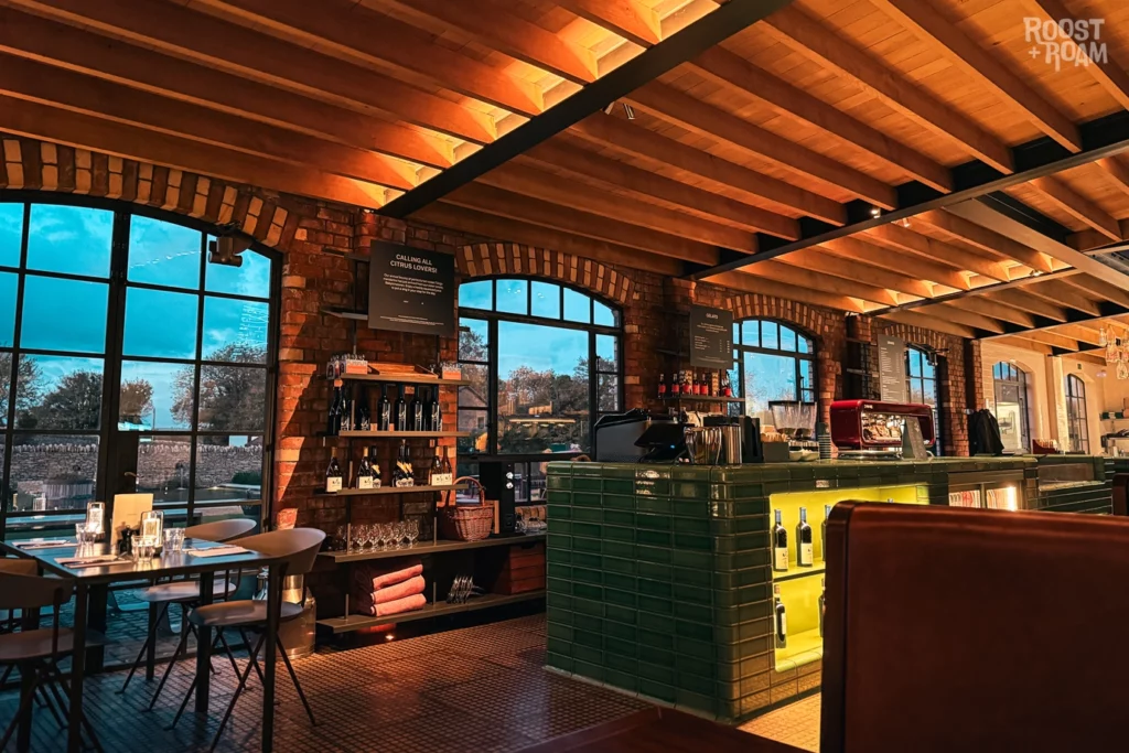 Inside The Creamery Station Cafe