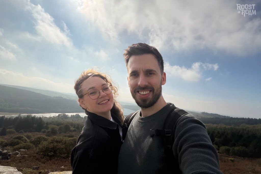 Leather tor Dartmoor selfie