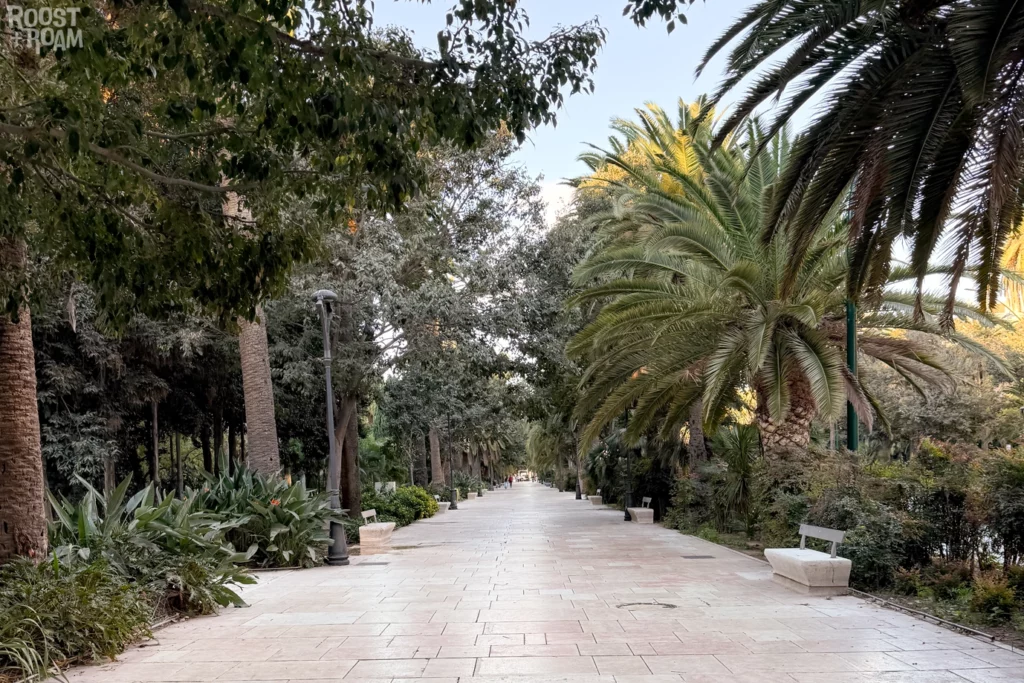 Malaga park garden