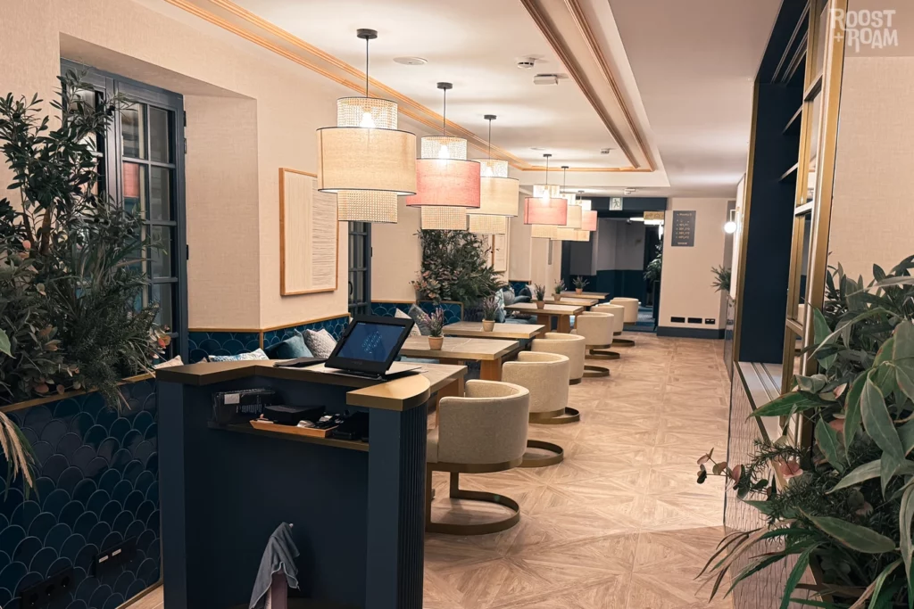 Restaurant at Hotel Catalonia in Malaga