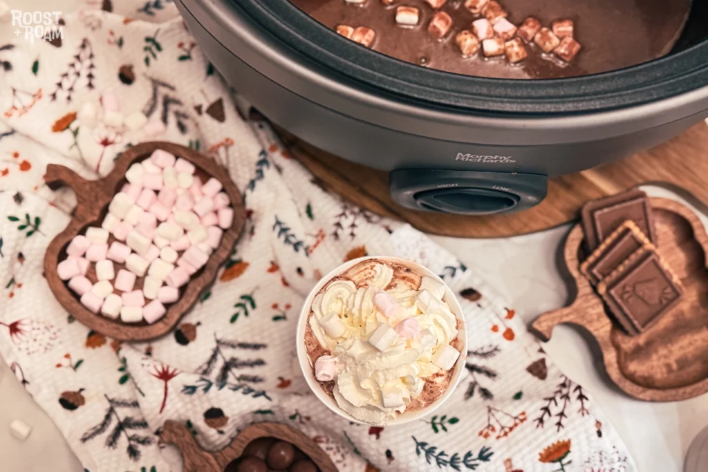 Slow cooker hot chocolate
