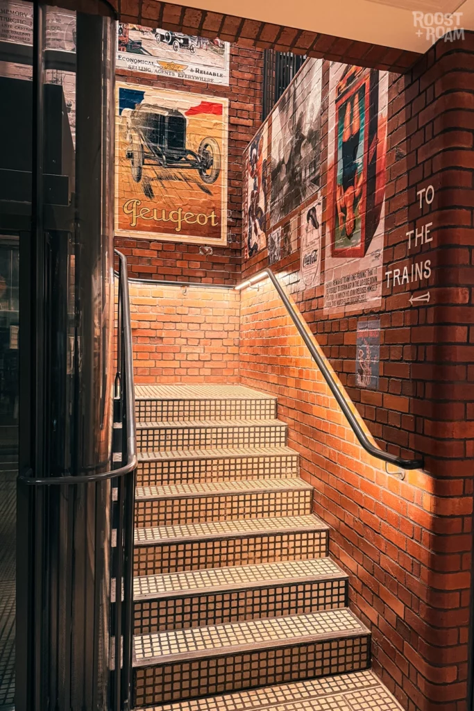 Train station creamery stairs