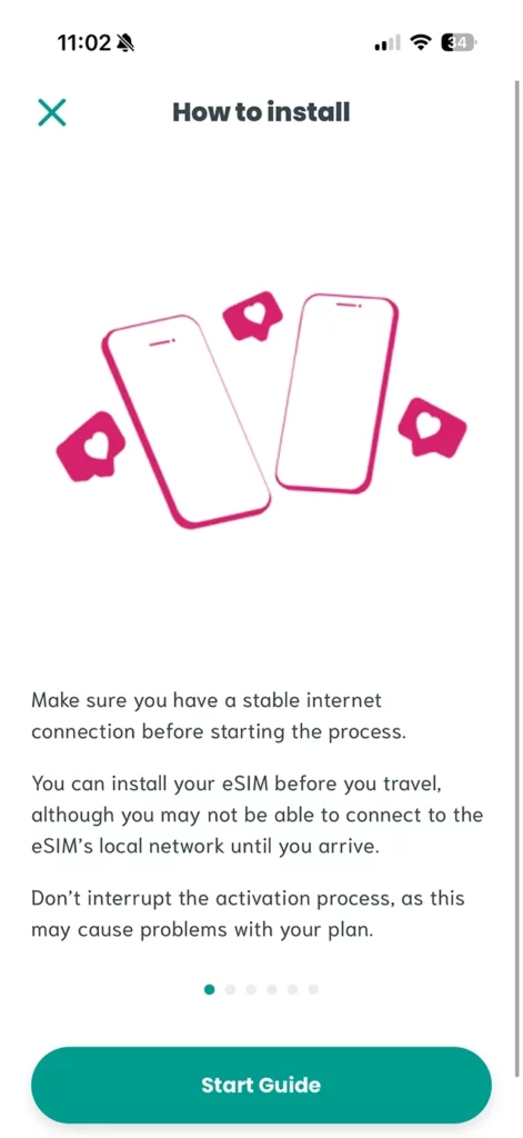 How to install Sim Local eSIM