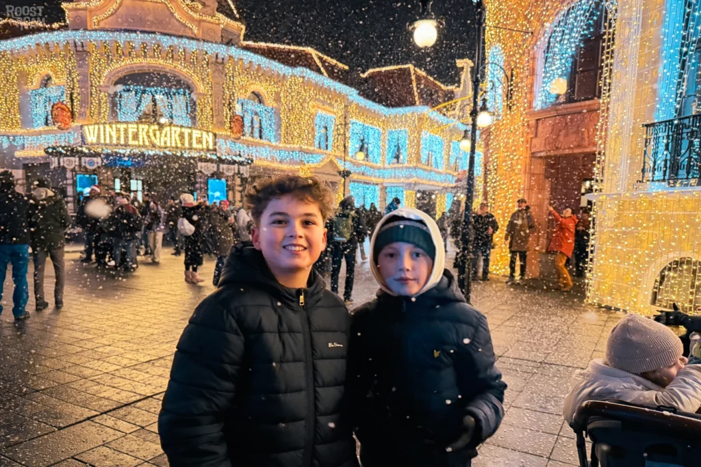 Wintergarten Wintertraum Phantasialand snow