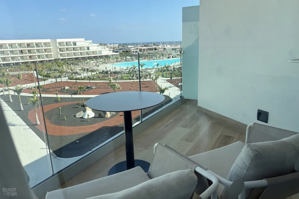 Balcony space at Hotel Barcelo Playa Blanca
