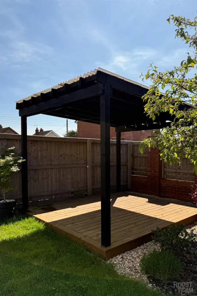 garden pergola diy build