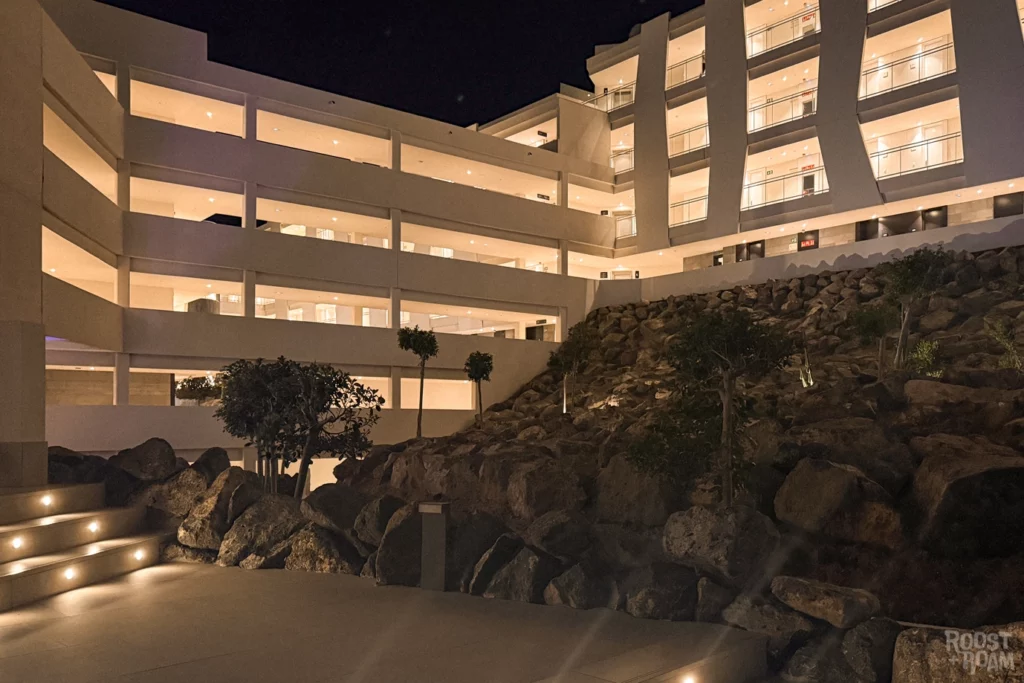 at night Hotel Barcelo Playa Blanca