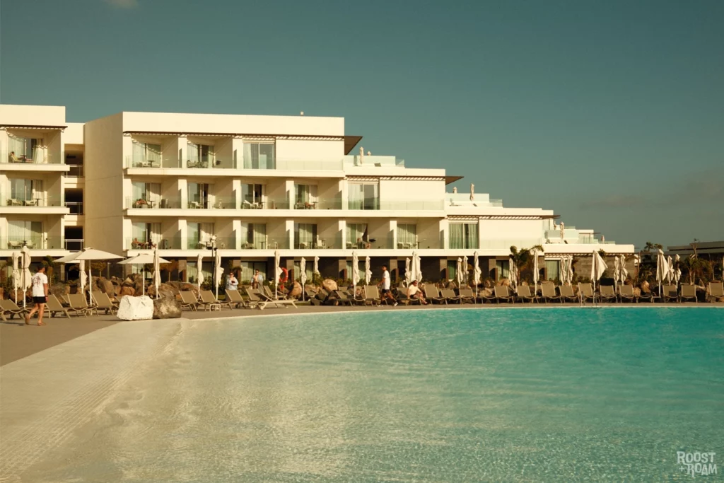 Hotel Barcelo Playa Blanca heated pool March