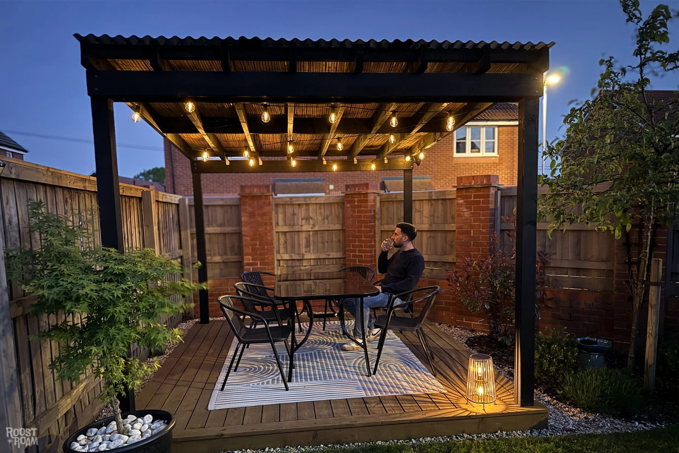 spring garden glow-up pergola