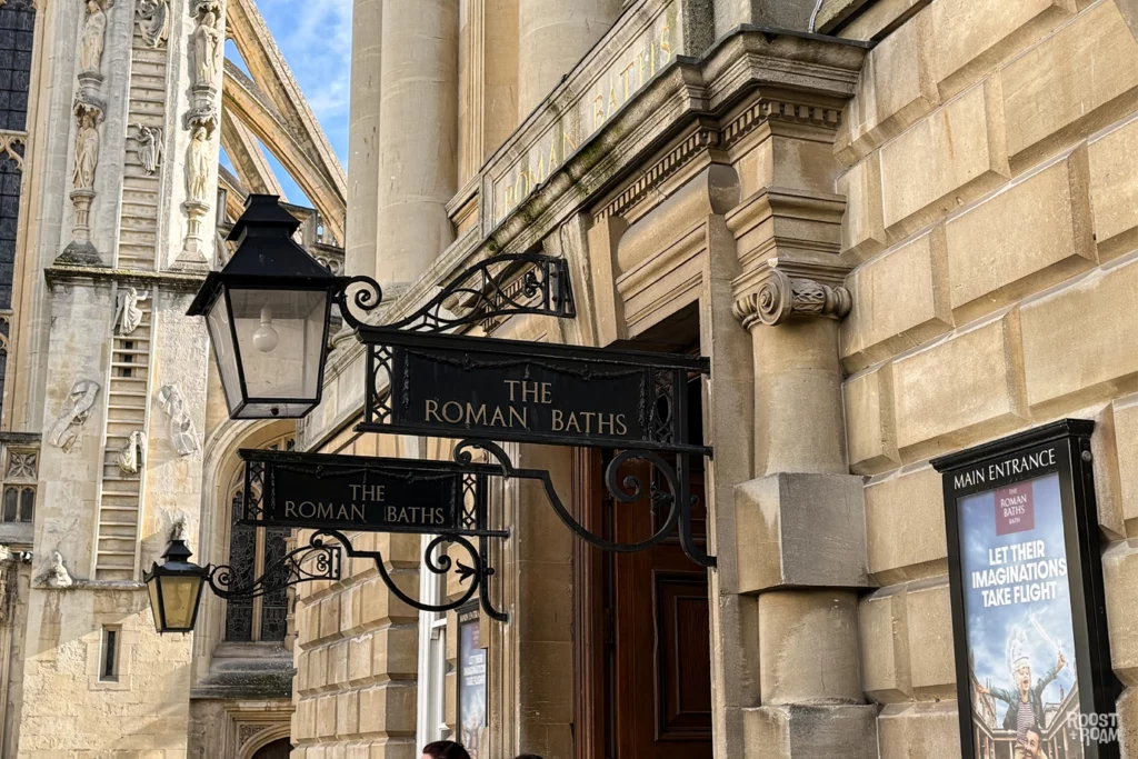 The Roman Baths Entrance England