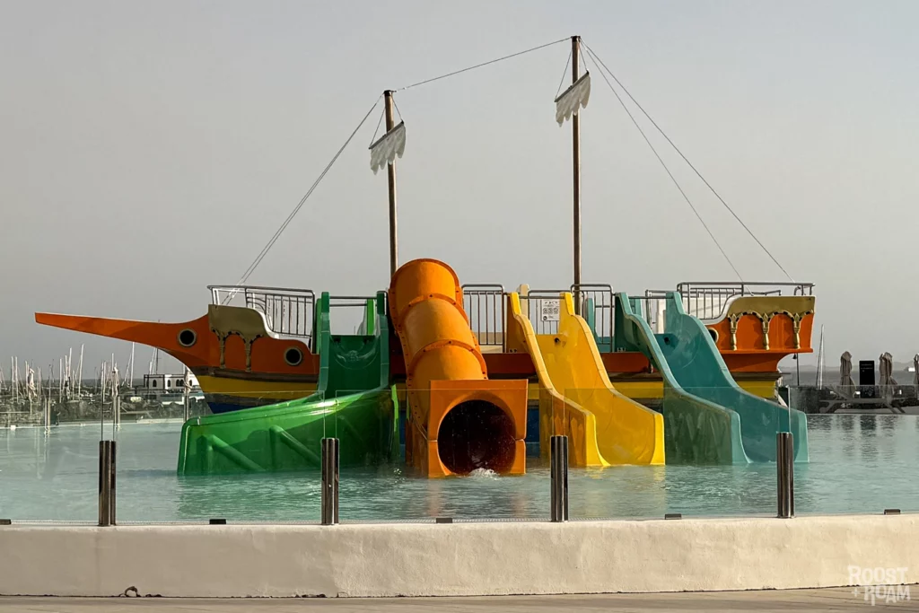 Water slides Hotel Barcelo Playa Blanca