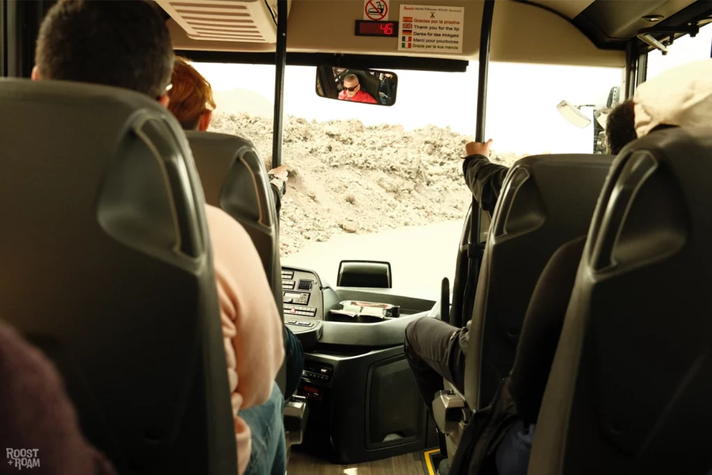Timanfaya National Park bus ride