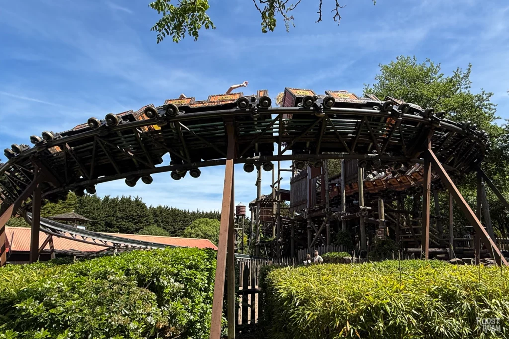 Runaway train at Alton Towers