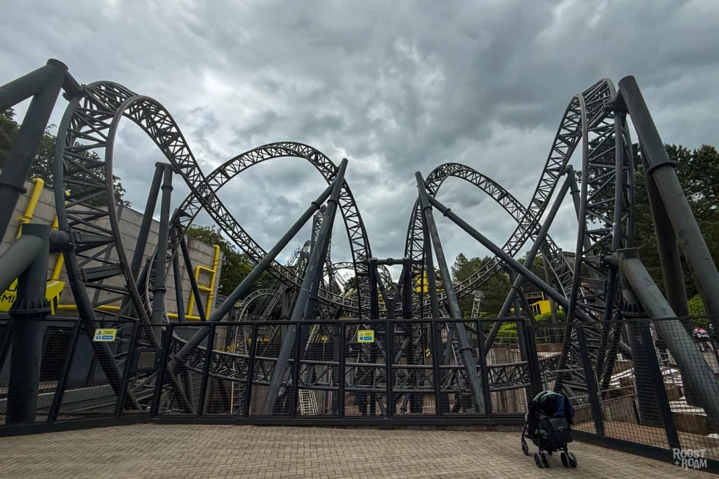 The Smiler Alton towers most inversions rollercoaster in the world