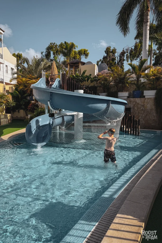 kids waterslide at Gran Oasis resort