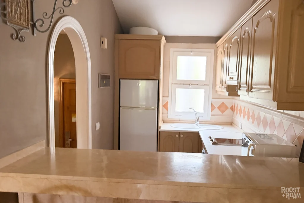 Gran Oasis resort family apartment kitchen