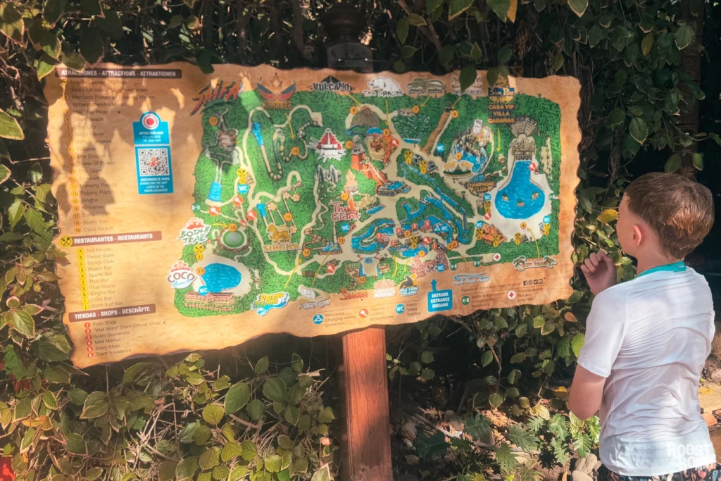 Map of Siam Park