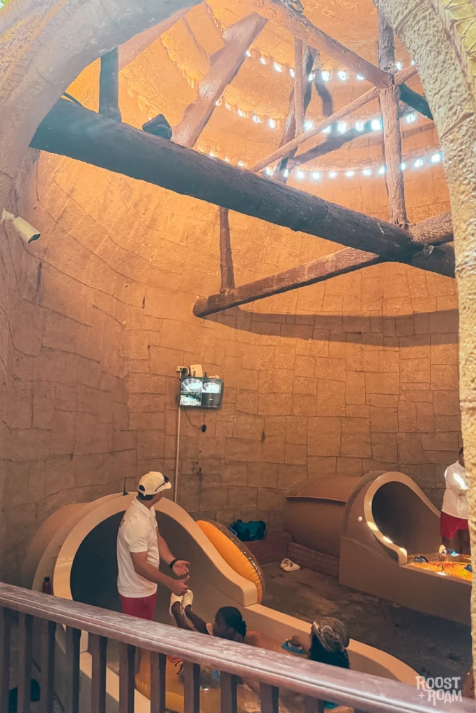 The Giant waterslide at Siam park