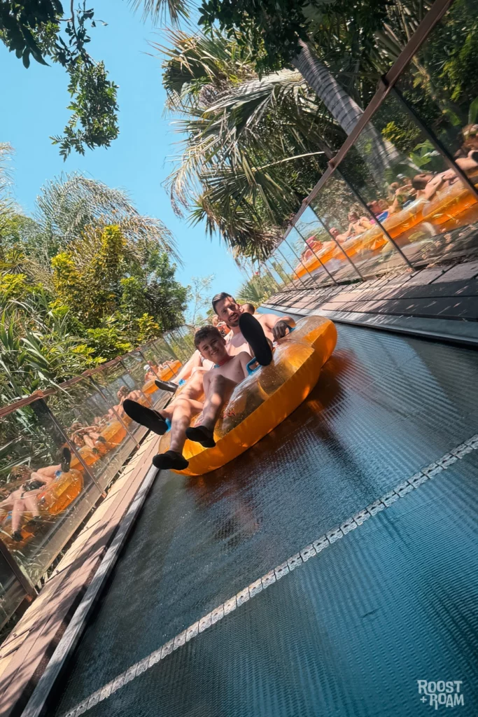 Water slide lift at Siam Park