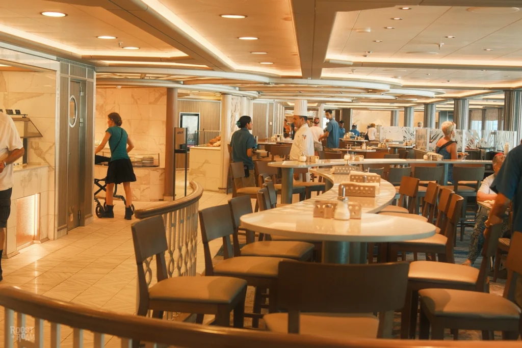 Buffet on Enchanted Princess cruise ship