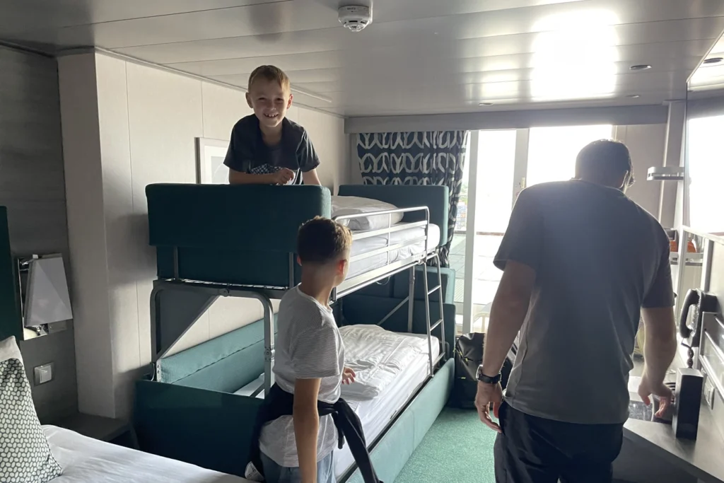 MSC Virtuosa balcony cabin family